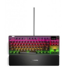 Resim Apex 7 TKL SSK64656 Ghost Red Switch RGB Mekanik Oyuncu Klavyesi 