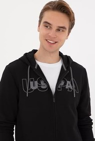 Resim U.S. Polo Assn. Erkek Siyah Hırka (Örme) 50316355-VR046 