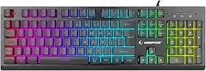 Resim Rampage MIRACLE K2 RGB Aydınlatmalı Membrane Switch Oyuncu Klavye 