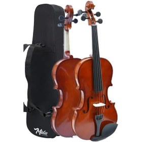 Resim Midex CVL-744-STYS Profesyonel 4/4 Full Keman Seti (Yastık Stand Tuner Susturucu Reçine Çanta Tel Yay) 