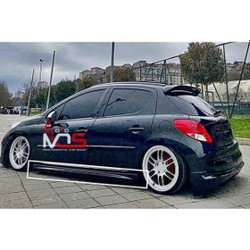 Resim Peugeot 207 Uyumlu R Marşpiyel Sağ Sol Tk Fiberglass Boyasız 