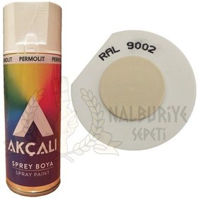 Resim Akçalı Gri Beyaz Sprey Boya 400 ML - Ral9002 
