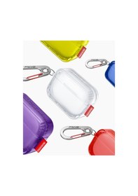 Resim Airpods Pro 2 Uyumlu Kılıf Skinarma Şeffaf Renkli Airbagli Tasarım Saido Kılıf Şeffaf 