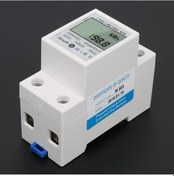 Resim Lemestar Ddm15sc Tek Fazlı 2p Din Raylı Elektrik Sayaçları, Lcd Ekranlı 5-80a, Gerilim, Akım, Frekans Ve Güç Gösterimi 