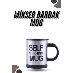 Resim MiraLive Karıştırıcı Özellikli Mikser Kupa Bardak Kompakt Taşınabilir Mug 