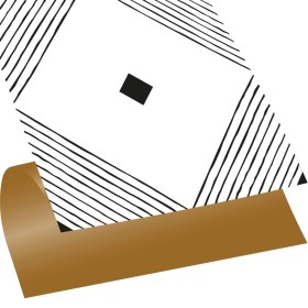 Resim Kendinden Yapışkanlı Siyah Karo Desenli Pvc Karo 30X30 cm (11 Adet) 1m2 