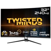 Resim TM32RFA 32" 240 Hz 1 MS HDMI DP FreeSync/Gsync RGB IPS FHD Gaming Monitör Twisted Minds