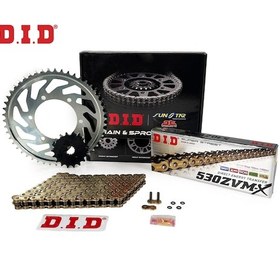 Resim Dıd Zincir Dişli Seti Kawasakı Zx-12r Nınja 1200 Cc 2000-2006 / Zincir : Dıd-530zvm-x Gold -116 / Dişli: Jt 18t-46t 