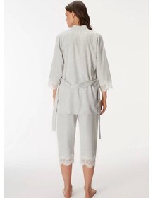 Resim 11403 Anıl Sabahlık Ve Atlet Takım Kadın Gri 