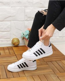 Resim Wickers 2555 Erkek Sneaker Günlük Spor Ayakkabı Beyaz_siyah 