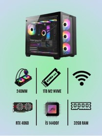 Resim RAMTECH RMT16041 İ5 14400f / 32Gb Ram / 1Tb M2 / Rtx 4060 8GB Sıvı Soğutmalı Masaüstü Gaming Bilgisayar 