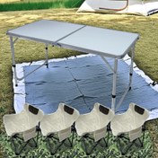 Resim Taşınabilir Katlanır for MASA/Piknik Masası - Açık Hava Katlanabilir for MASA, İç Mekan Kullanımı İçin Ayarlanabilir Yükseklik, Kamp, Yürüyüş, Barbekü, Partiler, Plaj/RV ile for MASA Üstü 