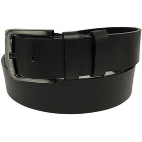 Resim Süzer Deri Siyah Hakiki Deri Düz Renk 4.5 Cm.lik Spor Kemer- Tek Katmanlı Manda Derisi - 500-düz-22y Siyah 