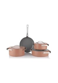 Resim Schafer Moonlight Seramik Tencere Seti 7 Parça-rosegold Rose Gold 