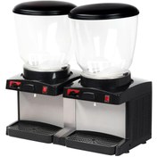 Resim OMAKE Karıştırıcılı Dijital İkili Soğuk İçecek Dispenseri, 2x22 L 
