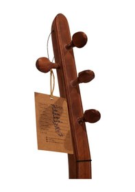 Resim Kısa Sap Yaprak Dut Damla Tekne Profesyonel Kopuz Bağlama 