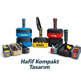 Resim Yapı3D Thor Çekiç Tasarımlı Alet Çantası | Mjolnir Tool Box V2 | Dayanıklı Takım Çantası | 