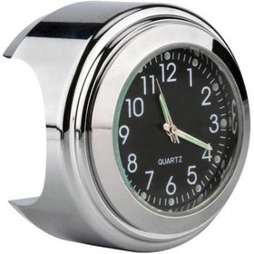 Resim Araç İçin Gidon Montaj Saati Su Geçirmez Büyük Kadran Etkili Motosiklet Ölçer Sıcaklık Izle A 