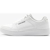 Resim Skechers Sport Court 92 Vistaway Leather Mens Walking Shoes Hakiki Deri Erkek Yürüyüş Ayakkabısı Beyaz 