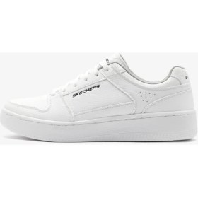 Resim Skechers Sport Court 92 Vistaway Leather Mens Walking Shoes Hakiki Deri Erkek Yürüyüş Ayakkabısı Beyaz 