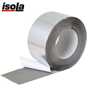 Resim İsola 10cmx5m kendinden yapışkan butil folyolu bant su yalıtımı tamir çatı dere baca izolasyon bandı 
