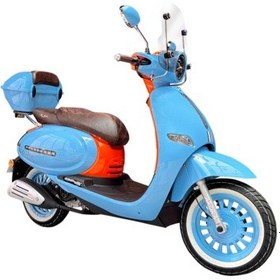 Resim Arora Cappucino 50 CC Euro 5 2025 Motosiklet - Mavi 
