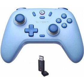 Resim Flybuy Gamesir T4 Lite Blue Kablosuz Oyun Kumandası + Kontrolcü, Switch Android İos Uyumlu 