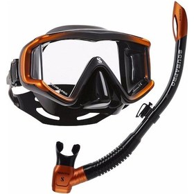Resim Scubapro Crystal Vu + Spectra Şnorkel Set Gri 