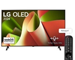 Resim LG OLEDB46 55'' 139 Ekran 4K Smart AI Sihirli Kumanda Dolby Vision webOS24 OLED TV 
