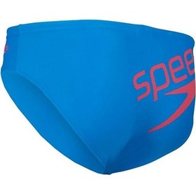 Resim Speedo Mavi Erkek Çocuk Mayosu 8-05533b492 Ess Logo 6.5cm Brf Jm Blue Red Mavi 