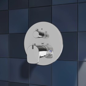 Resim Artema Root Round A42694 Ankastre Termostatik Banyo Bataryası, Sıva Üstü Grubu, Krom 