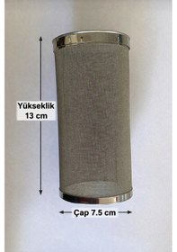 Resim Çaydanlık Süzgeç, Çaydanlık Süzgeci, Çelik Çaydanlık Süzgeç Jumbo Boy Kafes Süzgeç İnce Torlu Jumbo Metal 