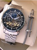 Resim Reward Özel Tasarım Otomatik Mekanizma Çelik Kordon 5 Atm Suya Dayaknıklı Erkek Kol Saati W.14626.1 Gümüş 