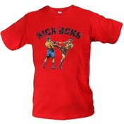 Resim DO-SMAI Baskılı Kick Boks Fitness Boks Muay Thai Antrenman Tişörtü Spor T-shirt Kbt842 