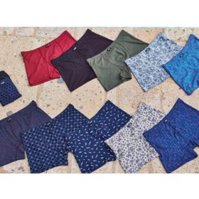 Resim Erkek Desenli Boxer 4'Lü Karışık Paket 