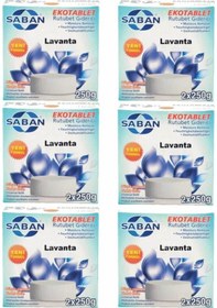 Resim Nem Alıcı Rutubet Giderici Yedek Tablet 6'Lı 2 X 250 Gram Lavanta 