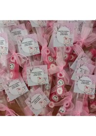 Resim Pembe Temalı Babyshower, Mevlit, Doğum Günü, Düğün, Nişan Şekeri 10 Adet 