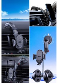 Resim By Nevser Güçlü Vantuzlu Araç İçi Konsol Üstü Telefon Tutucu Aparat B 