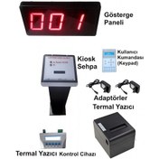 Resim Kablosuz Kiosk Ve Printer'Lı Lcd Keypad Li Sıramatik (Numaratör) 