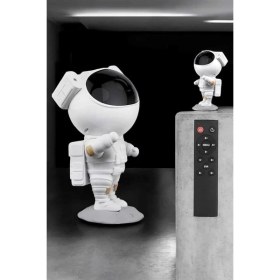 Resim Luord-Store Çocuklara Özel Projeksiyon Astronot Lamba Speaker Sevimli 