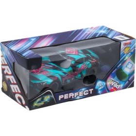 Resim Ctoys 1:16 Uzaktan Kumandalı Neon Işıklı Spor Araba Turkuaz P383 