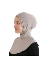 Resim Modish Group Kadın Boyunluklu Hijab Tesettür Pratik Spor Bone - Sarı Açık Vizon 
