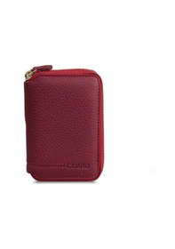 Resim Guard Fermuarlı Kırmızı Hakiki Deri Mini Erkek Cüzdan P796 Kırmızı 