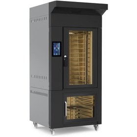 Resim Paslanmaz Döner Konveksiyonlu Fırın - Siyah - Elektrikli 