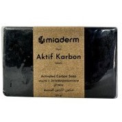 Resim Miaderm Aktif Karbon Özlü Yağ Dengeleyici Cilt Bakım Sabunu 125gr 