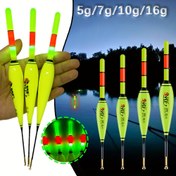 Resim 2'li Set LED Gece Balıkçılığı Flotları - Su Geçirmez Pil Güçlü Işık Bobber'lar ile Yüksek Hareketlilik - Elektronik Balık Flotları 50m Altı, Non-Rechargeable Polimer Malzeme, ≤36V - Balık Tackle Aksesuarı (5g/7g/10g/16g) 