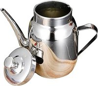Resim Eujgoov Çok Fonksiyonlu Paslanmaz çelik Baharat Ev Mutfak Için Sızdırmaz yağ şişesi Olabilir (300ML) 