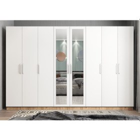 Resim Başak 8 Kapaklı Dolap Gardırop ÇB 