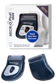 Resim Micropedi Ayak Bakım Cihazı Siyah Sert Topuk Taşlı Ayak Törpüsü Nasır Törpüsü Unisex 