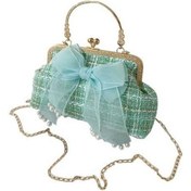 Resim Ganzhoushop Yeşil Suntek İçin Şık Günlük Debriyaj Çantası Balo Ej Yeşil 